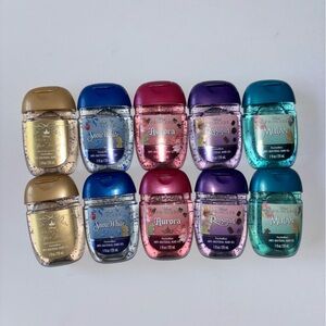 Disney Bath & body Works pocketbac hand sanitizer gel collection 10 piece set